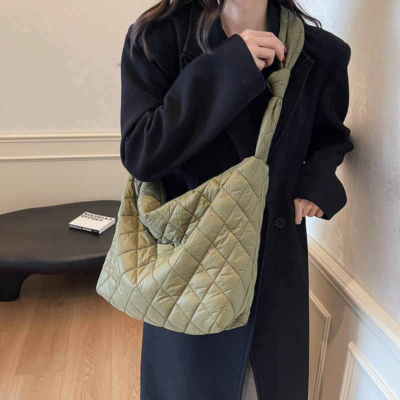 Quilted Shoulder Handbag — product view 2