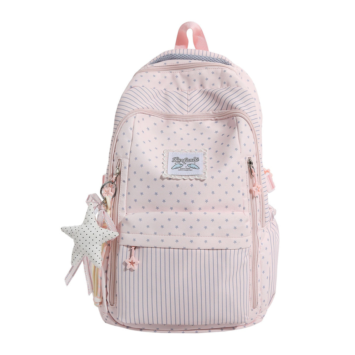 Whimsical Star-Embellished School Backpack LoungeYard — product view 5