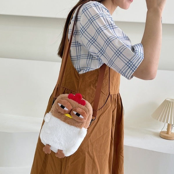 Plush Chicken-Themed Crossbody Bag — product view 2