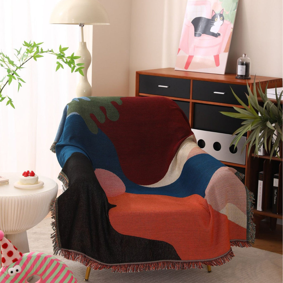 Artistic Patterns Throw Blanket — product view 6