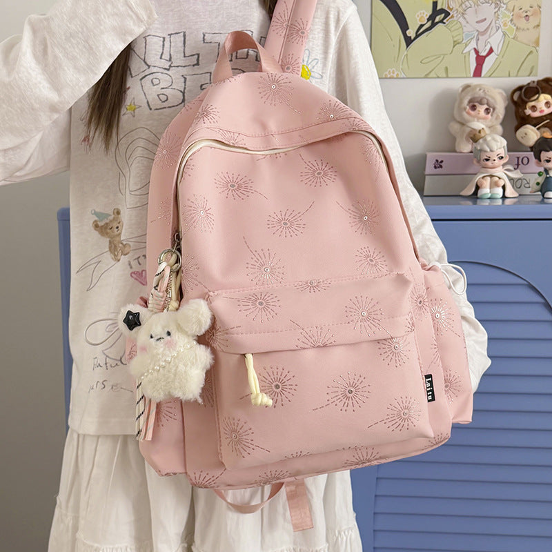 Chic Patterned School Backpack LoungeYard — product view 2