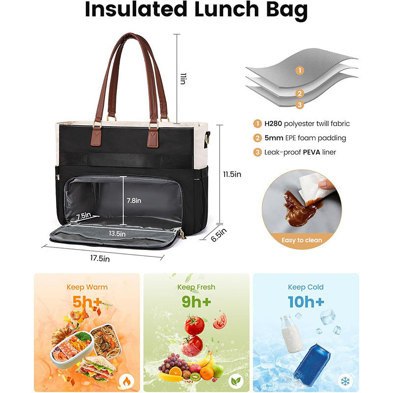 Multi-Functional Quilted Tote Bag LoungeYard — product view 2