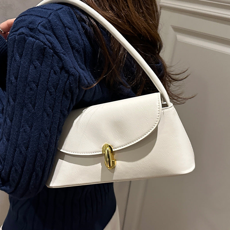 Elegant Structured Handheld Satchel — product view 1