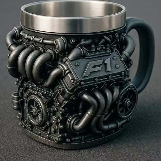 Engine-Themed Coffee Mug Bowlift — product view 2
