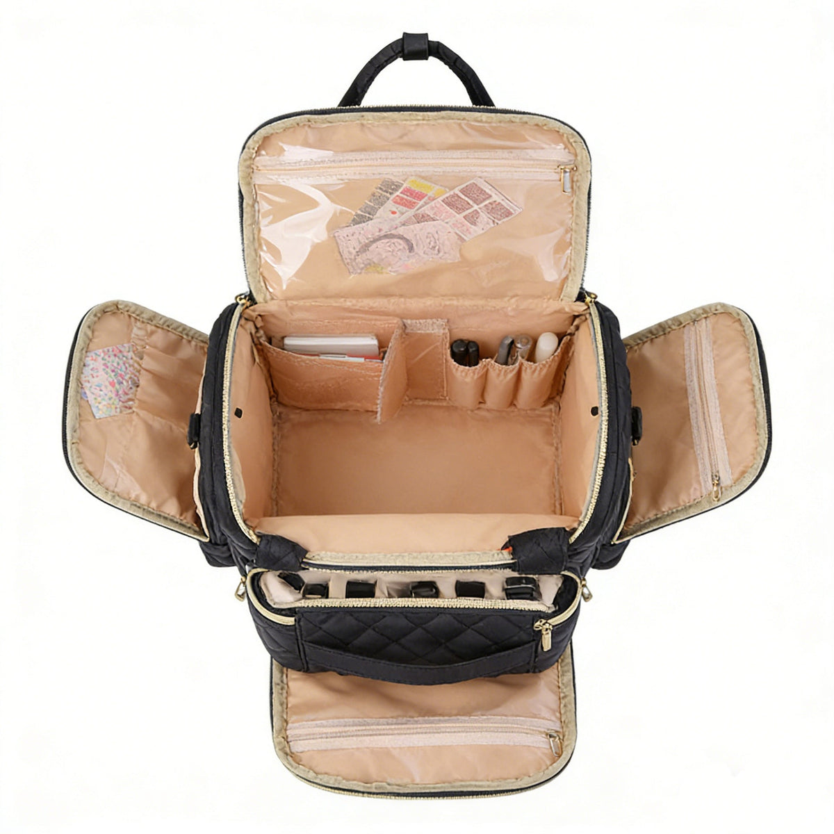 Quilted Multi-Function Backpack LoungeYard — product view 2