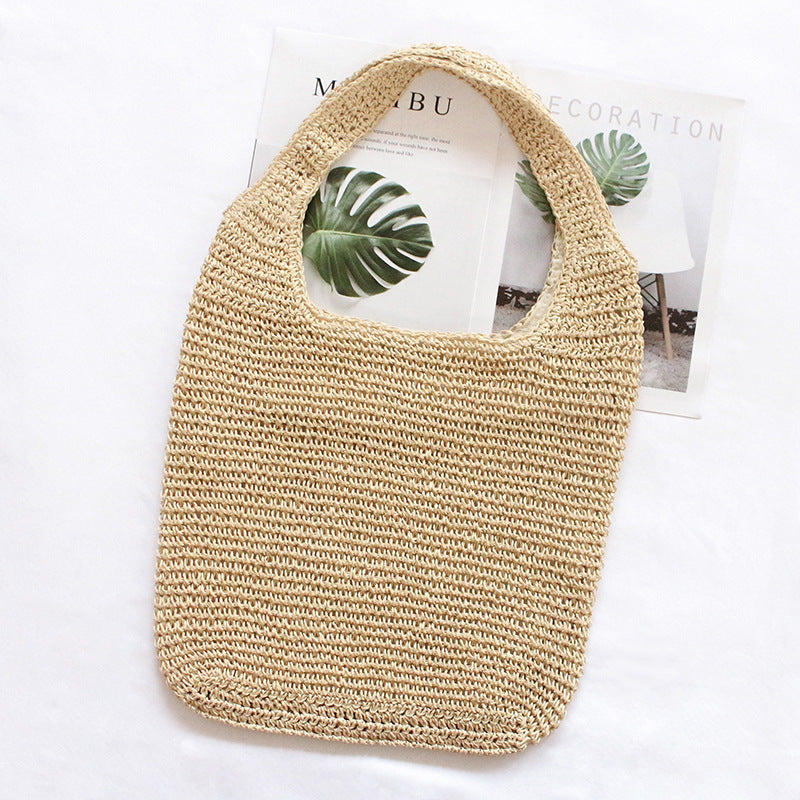Handmade straw bag LoungeYard — product view 6
