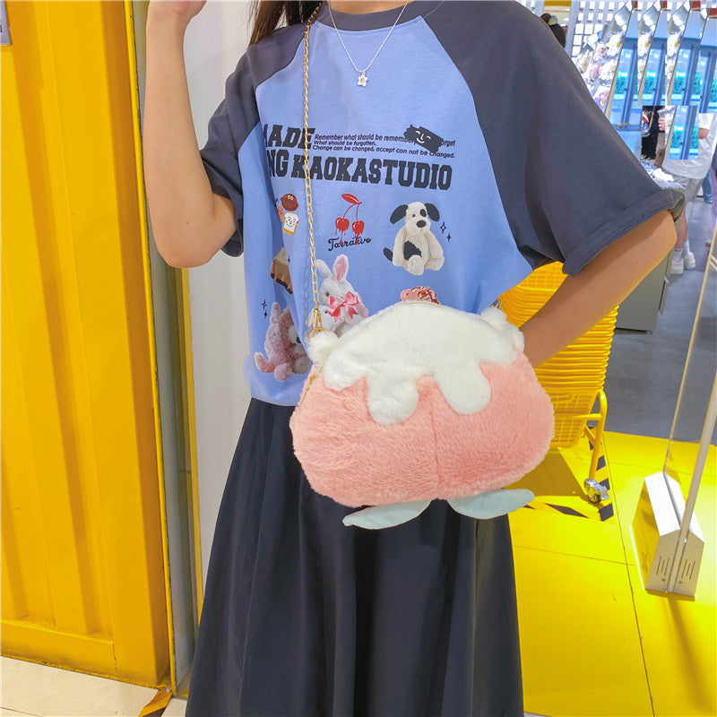 Plush Dessert-Themed Crossbody Bag — product view 4