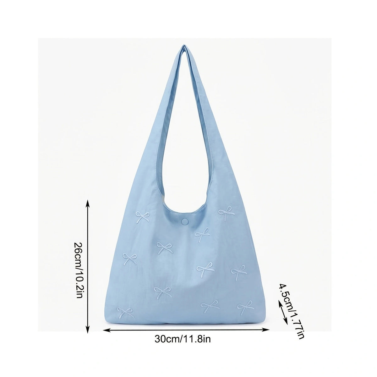 Tote bag with decorative bows LoungeYard — product view 5