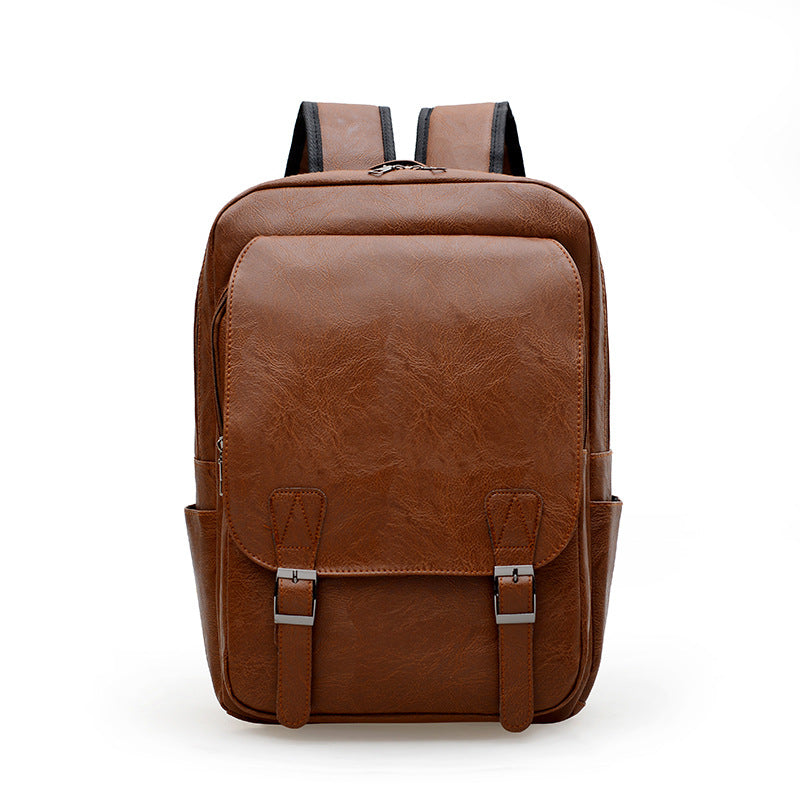 Elegant Leather Backpack LoungeYard — product view 3