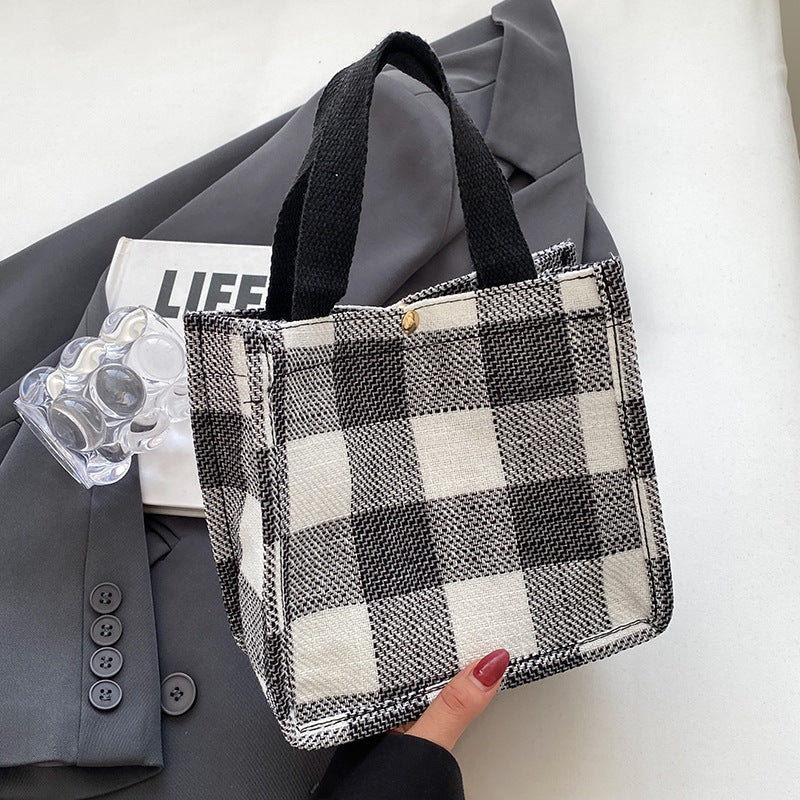 Plaid Tote — product view 3