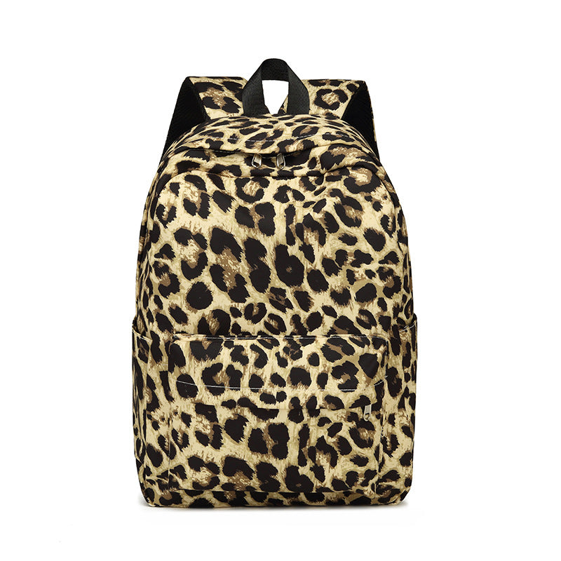 Stylish Cow Print Backpack and Accessory Set LoungeYard — product view 6