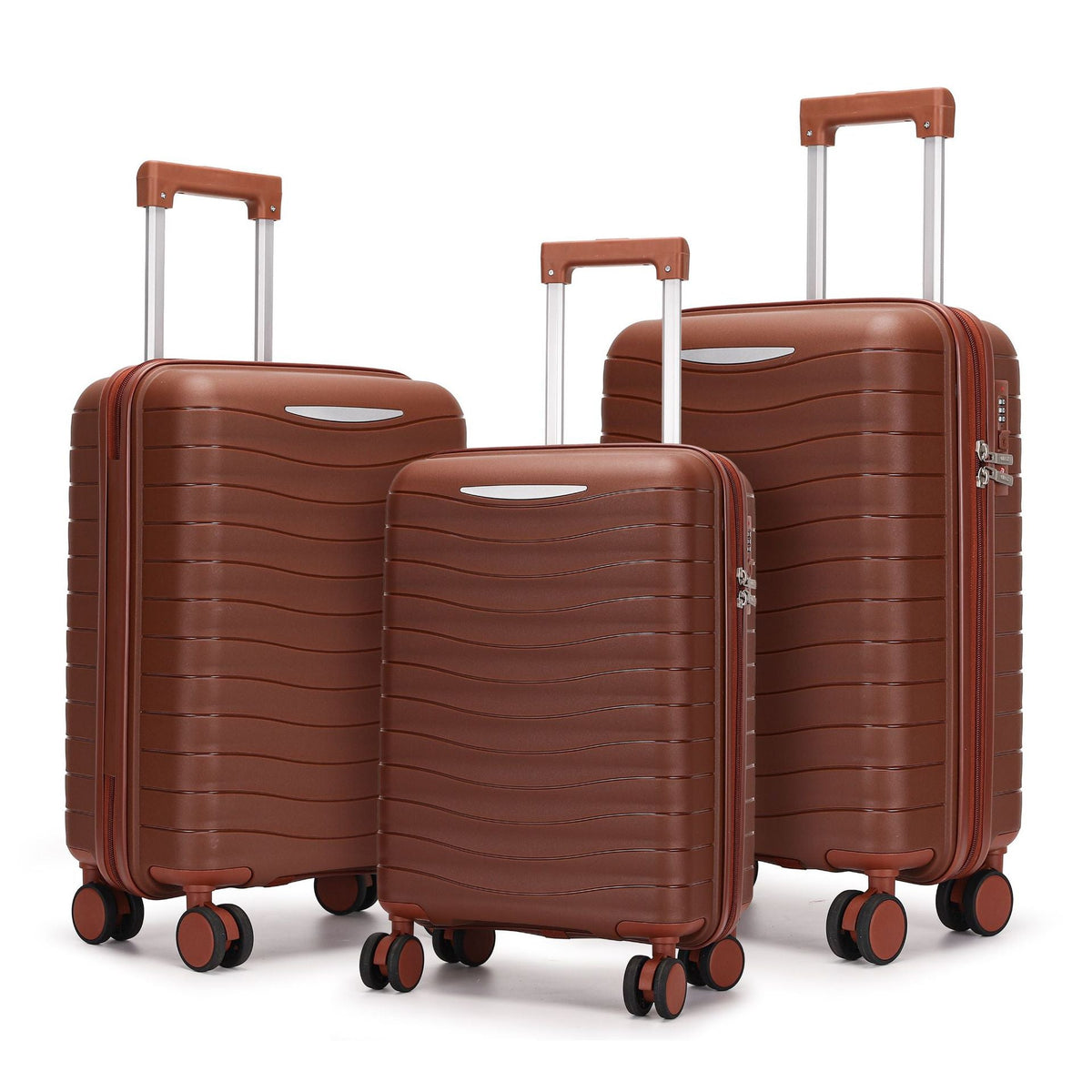 Hard Shell Suitcase Set with Innovative Pocket Organization LoungeYard — product view 1