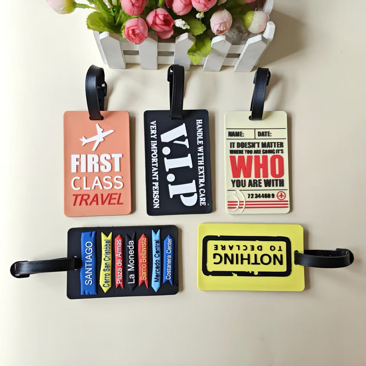 Unisex Creative Destination-Themed Luggage Tag LoungeYard — product view 6