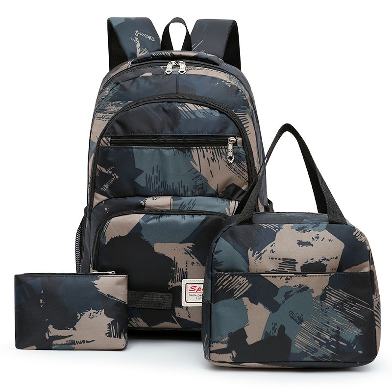 Trendier backpack with insulated lunch box and pencil case LoungeYard — product view 3
