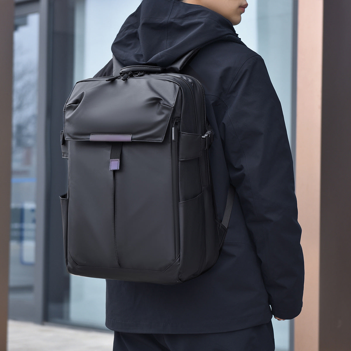 Sleek Professional Laptop Backpack LoungeYard — product view 2