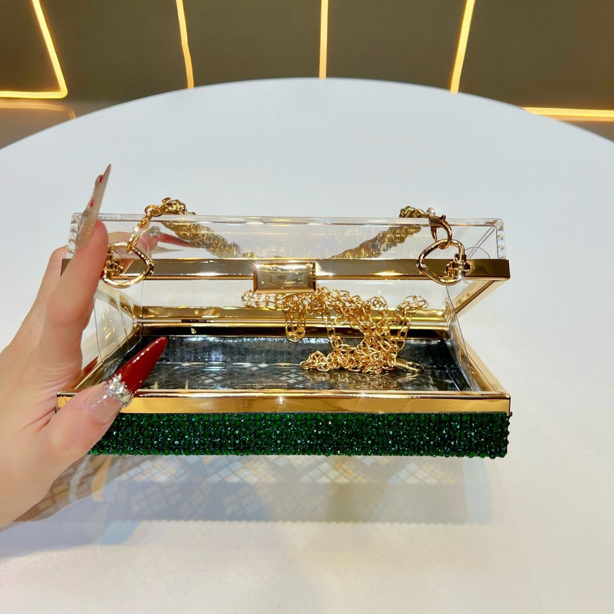 Elegant Chain-Handled Evening Clutch — product view 3