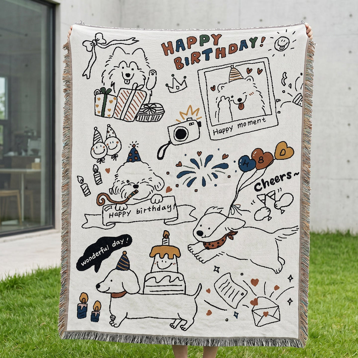 Decorative Throw Blanket — product view 1