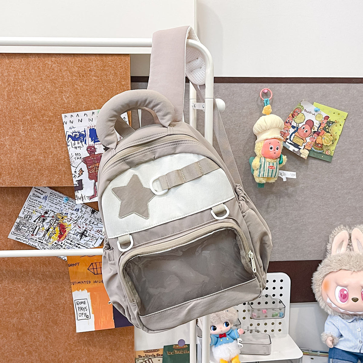 Fun Graphic Star-Themed Backpack — product view 6
