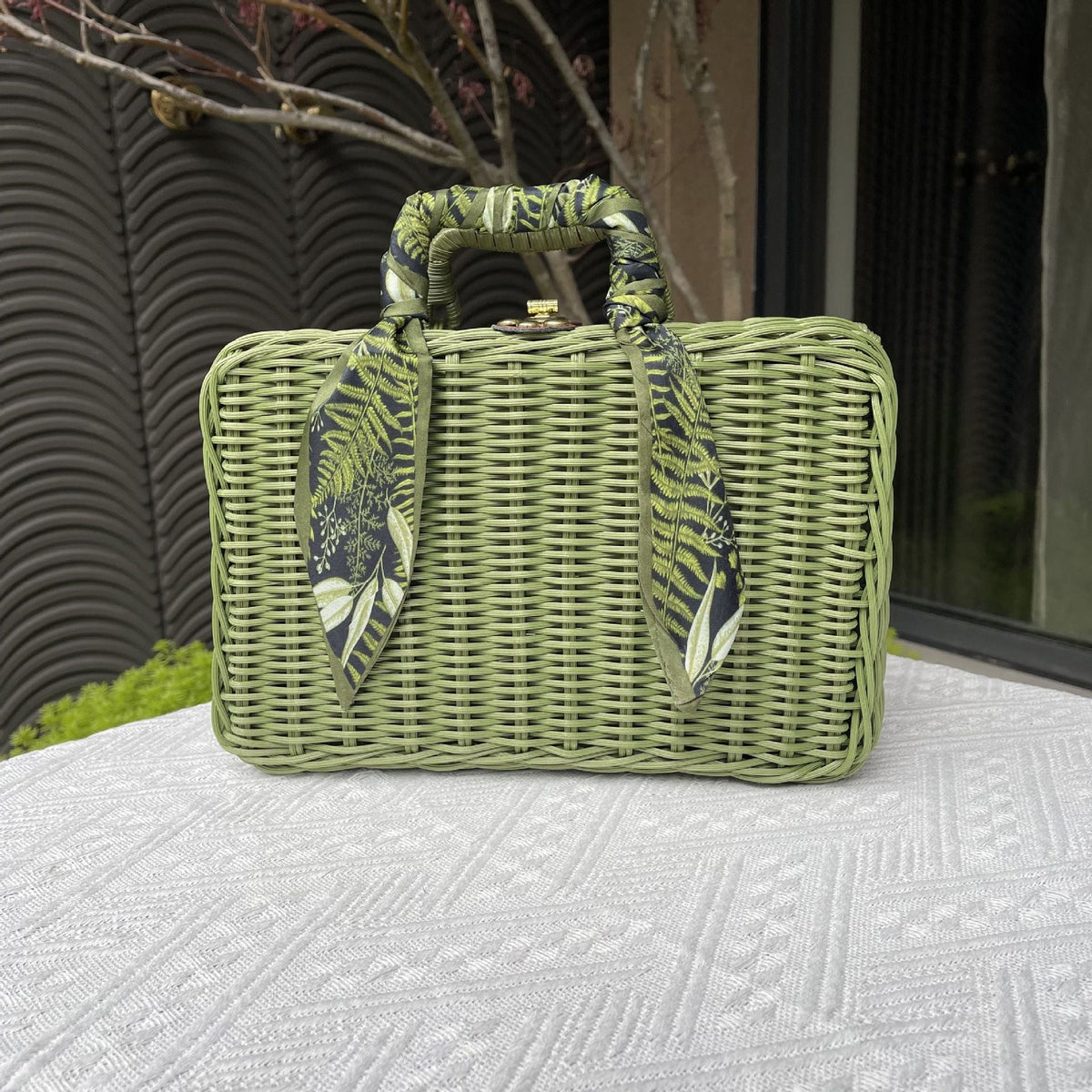 Ladies Rattan Handbag LoungeYard — product view 3