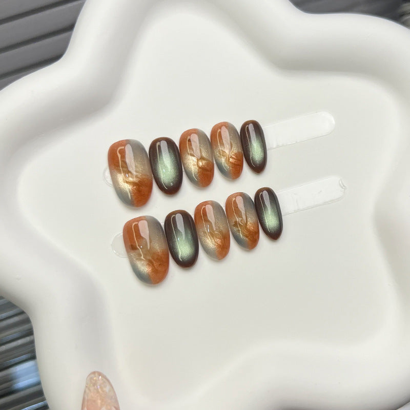 Marble Effect Press-On Nail Set — product view 3