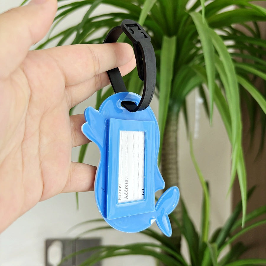 Dolphin-Shaped Luggage Tag LoungeYard — product view 4