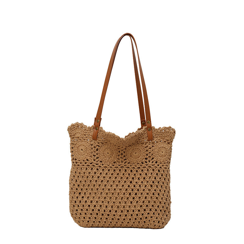 Hand-knotted macramé tote bag LoungeYard — product view 5