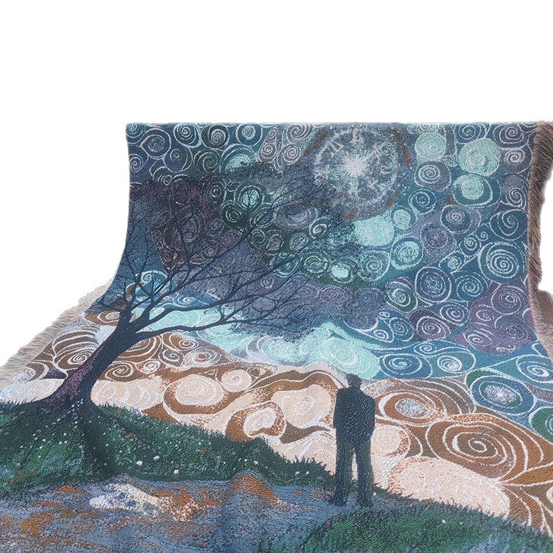 Artistic Woven Throw Blanket — product view 5