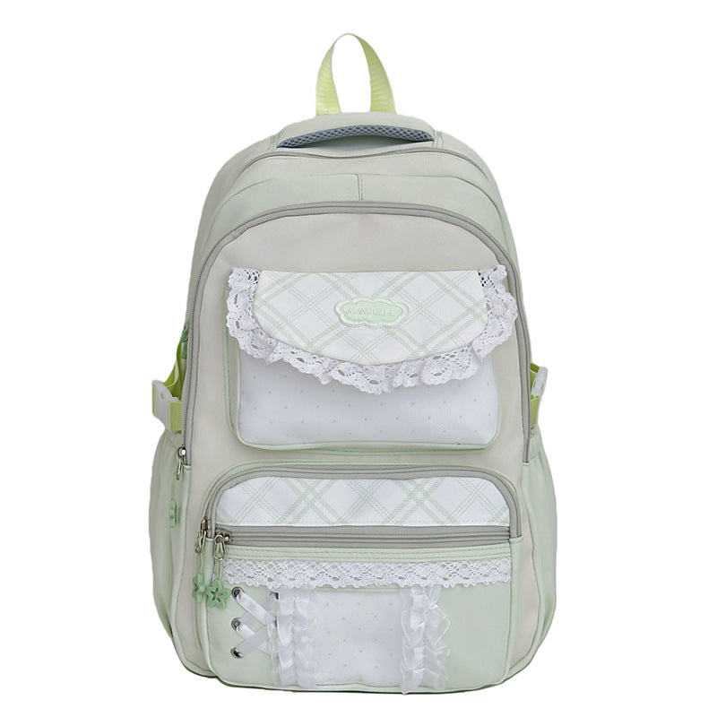 Playful Backpack with Multi-Pocket Design LoungeYard — product view 5