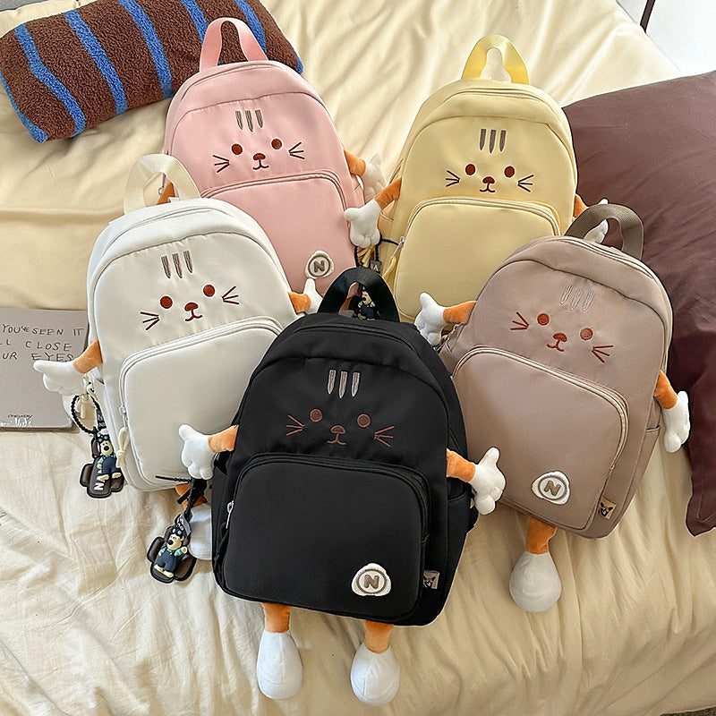 Plush Cat-Themed Backpack LoungeYard — product view 4