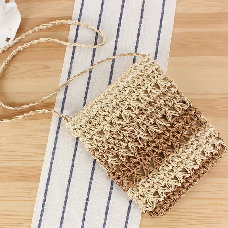 Handbag Made of Braided Natural Material with Unique Structure Design LoungeYard — product view 5