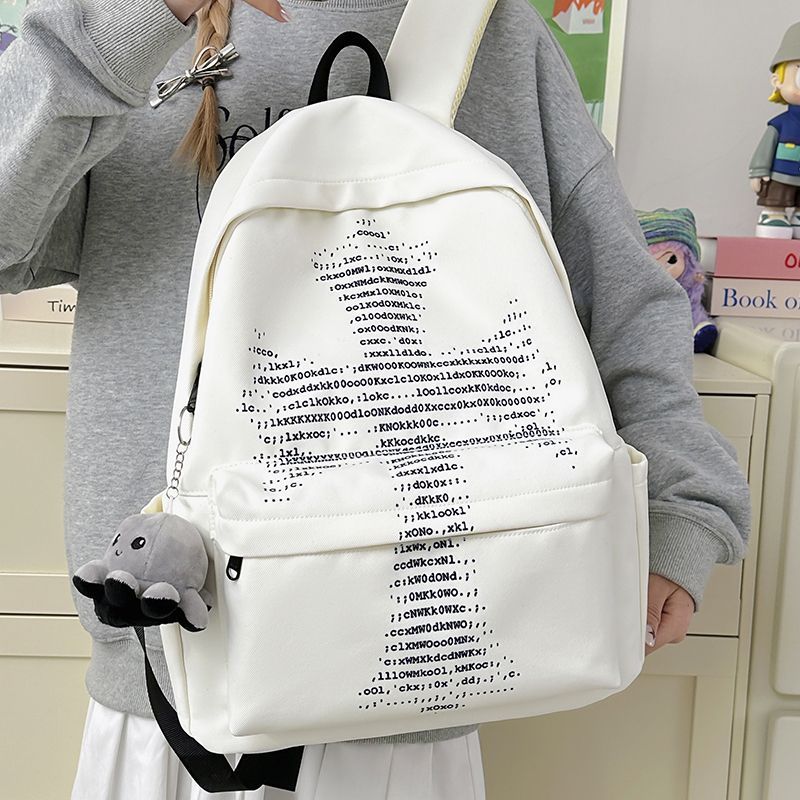 Modern graphic backpack LoungeYard — product view 4