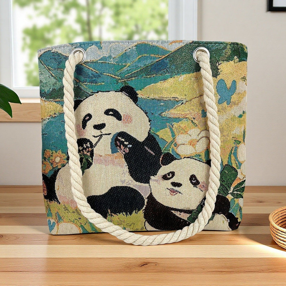 Trendy Handmade Cotton Bag LoungeYard — product view 7