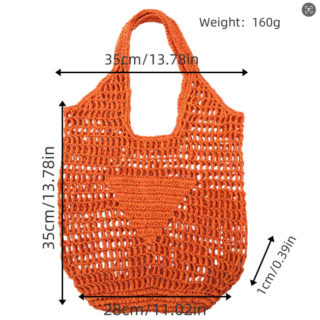 Handcrafted Macrame Tote Bag LoungeYard — product view 7