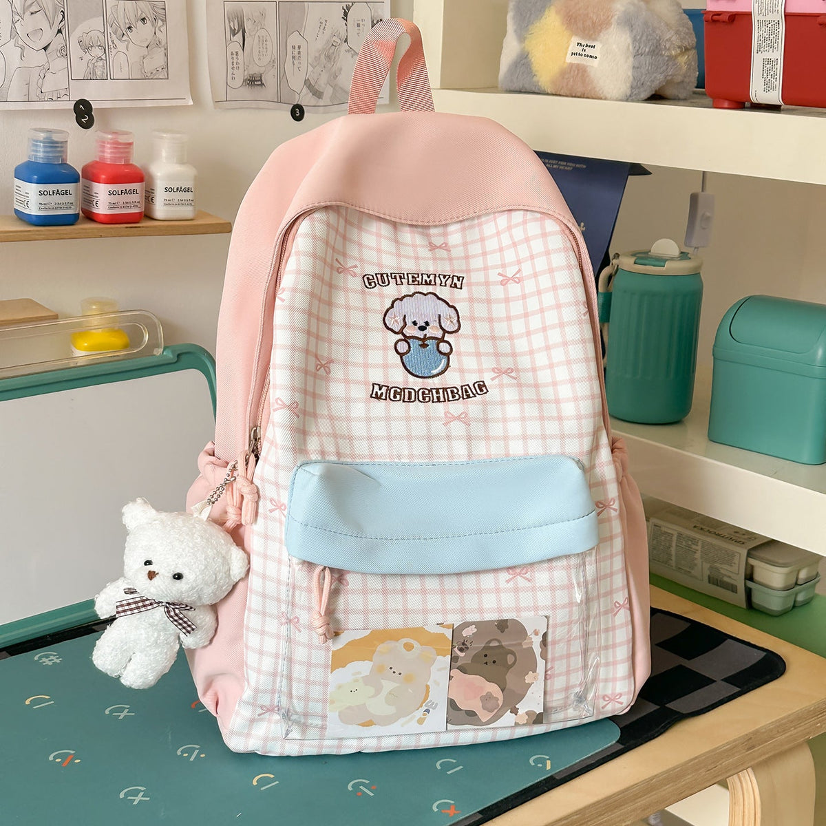 Cute Character-Themed School Backpack LoungeYard — product view 6