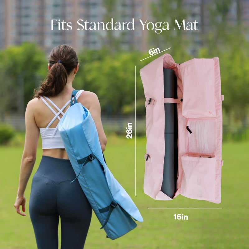 Yoga bag with practical compartment division LoungeYard — product view 2