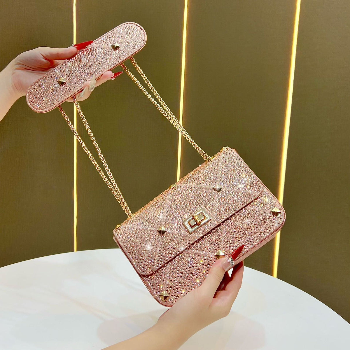 Sparkling Studded Evening Handbag — product view 6