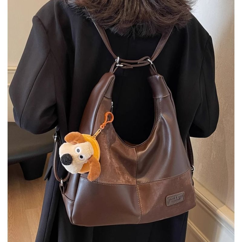 Casual Leather Hobo Bag LoungeYard — product view 3