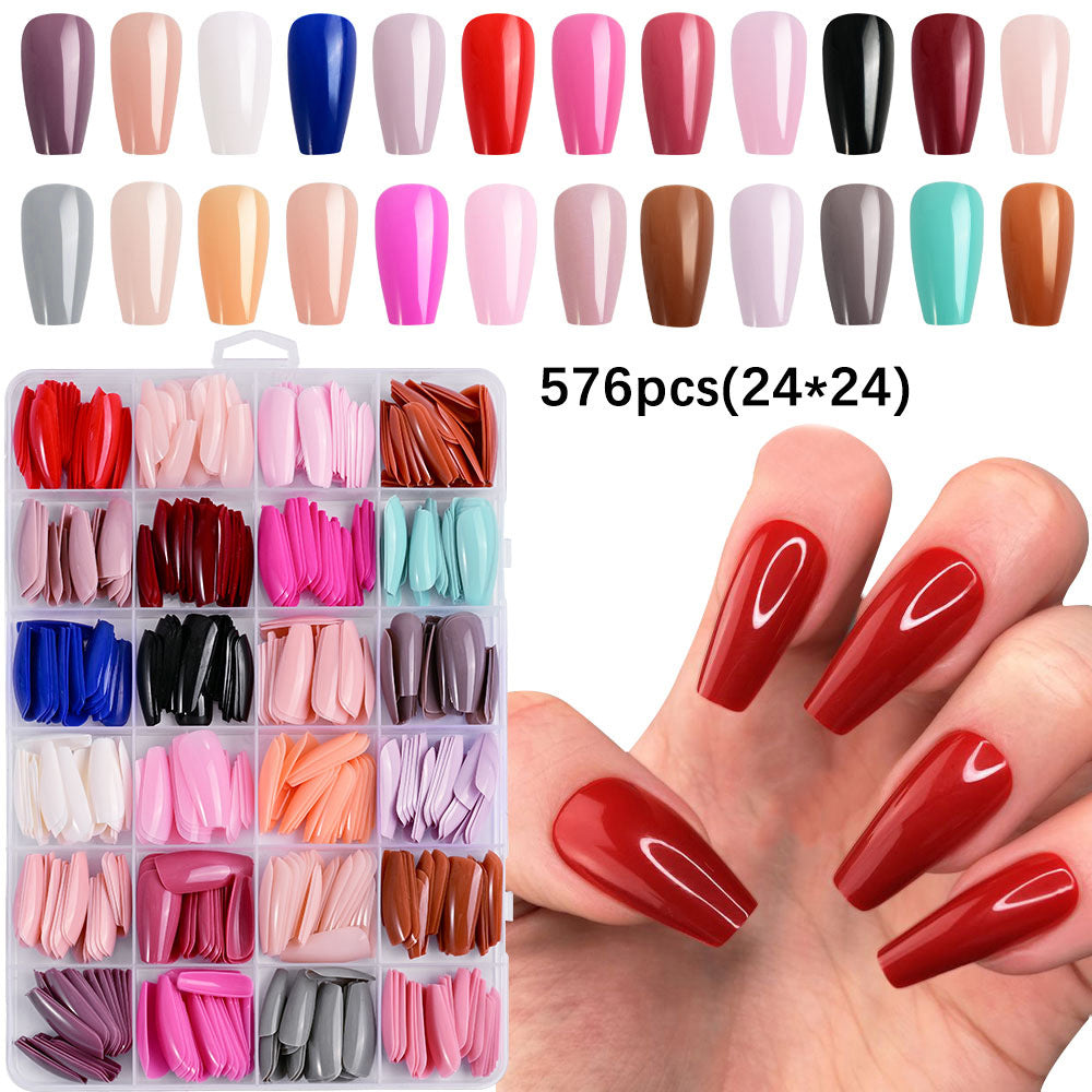 Premium Full Coverage Press-On Nail Tips Set — product view 5
