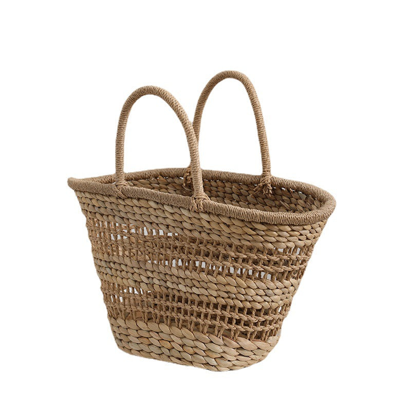 Handmade rattan bag with a removable lining insert LoungeYard — product view 5