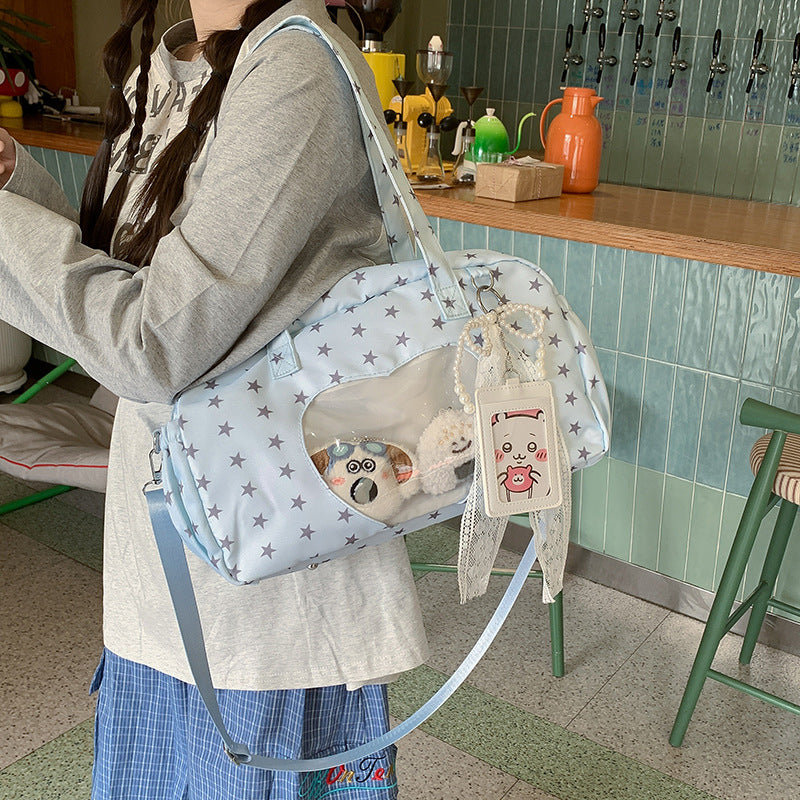 Star-Patterned Multi-Functional Handbag — product view 4