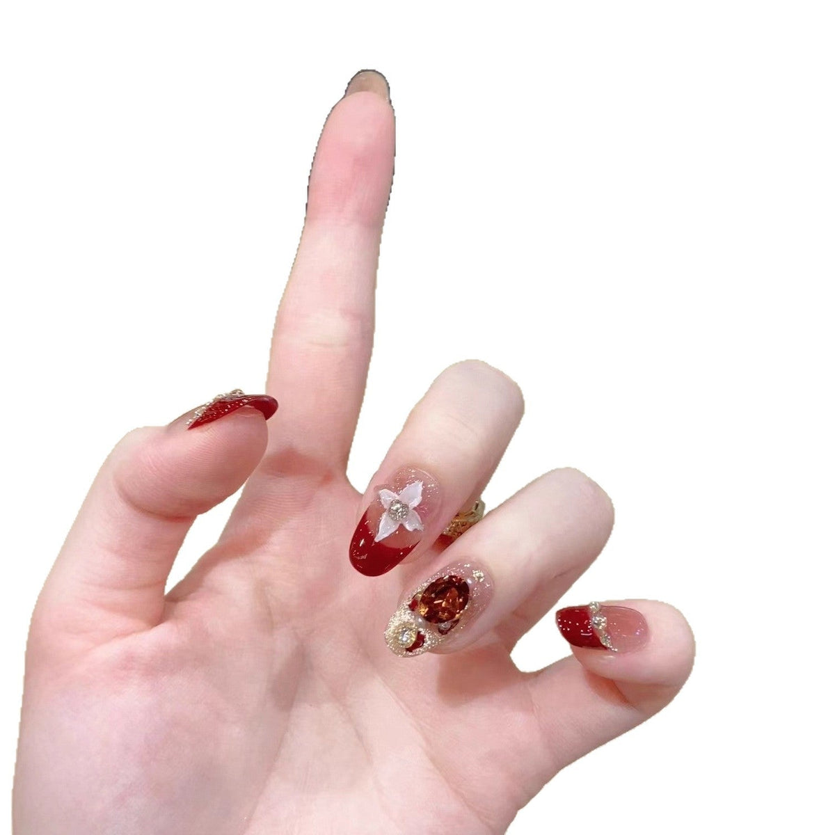 Artistic Holiday-Themed Nail Art Extensions — product view 5