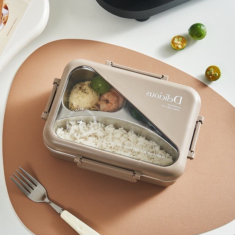 Premium Stainless Steel Multi-Compartment Meal Prep Container — product view 3