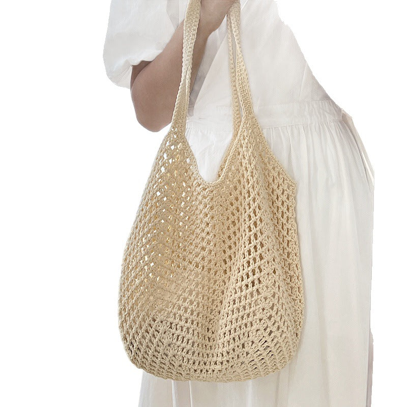 Braided Tote Bag in Modern Design LoungeYard — product view 4