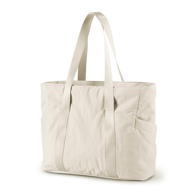 Spacious tote bag with side pockets LoungeYard — product view 6