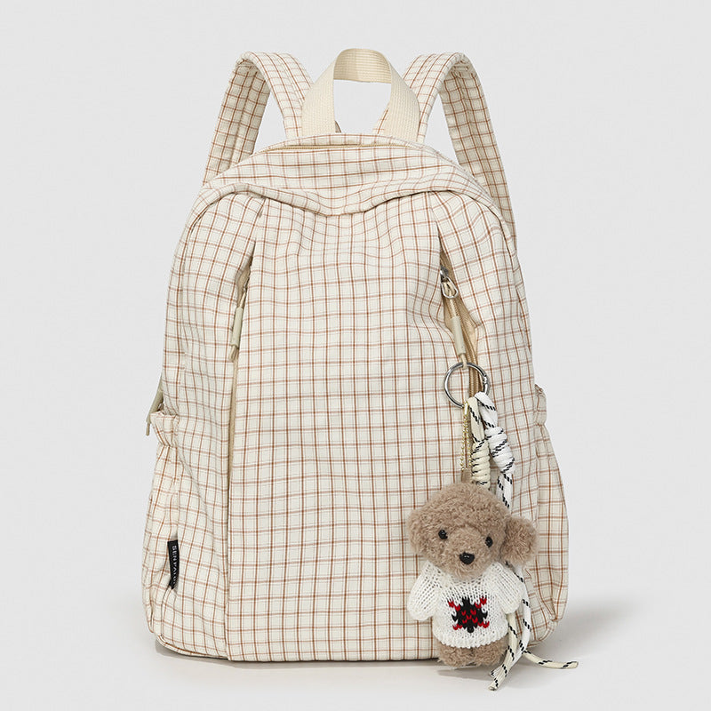 Checked Pattern Backpack — product view 3