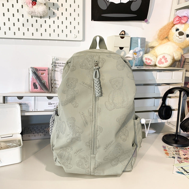 Bear-Themed Lightweight Backpack LoungeYard — product view 4