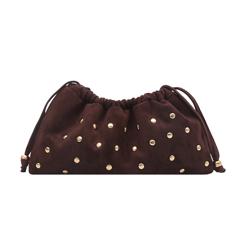 WoChic Studded Drawstring Clutch Bag LoungeYard — product view 7