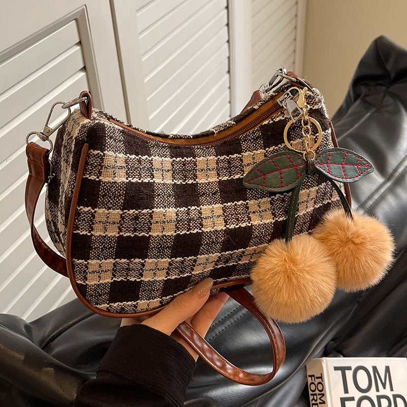 Plaid Crossbody Bag — product view 4
