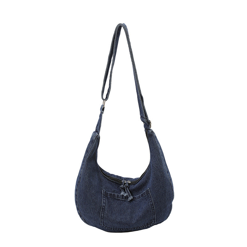 Chic Denim Shoulder Bag LoungeYard — product view 5