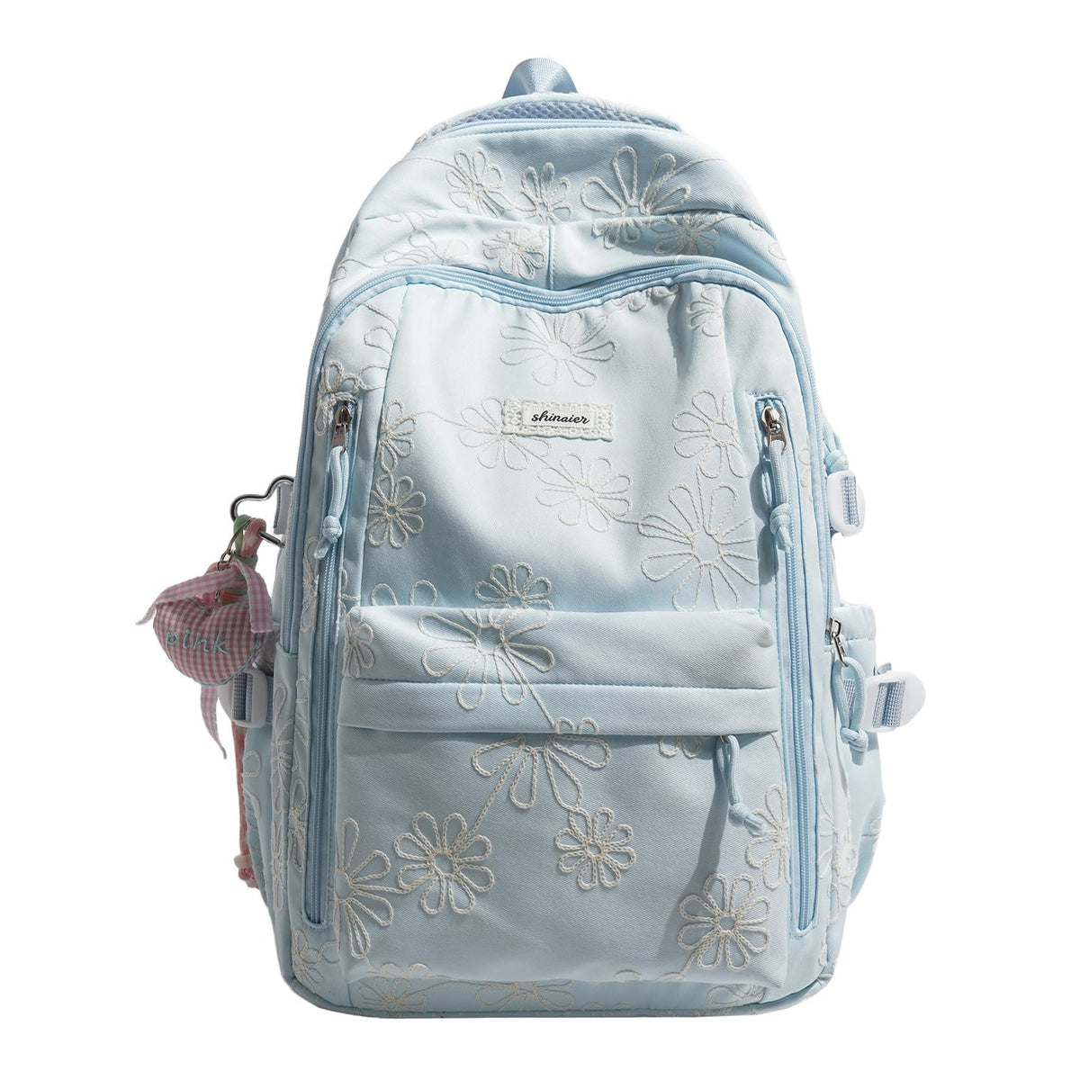 Embroidered Floral Patterned Backpack LoungeYard — product view 5